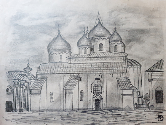 Рисунок Новгорода