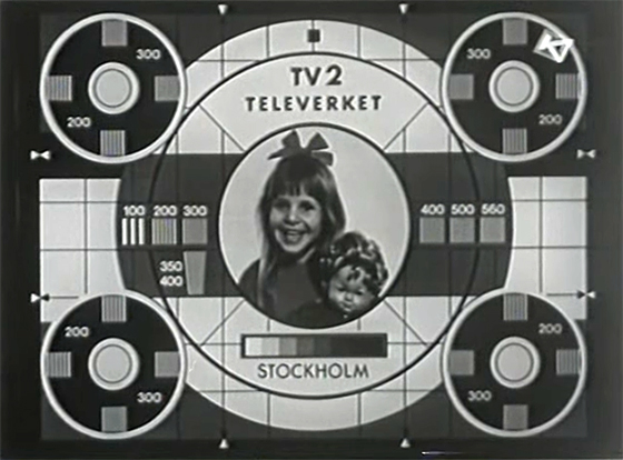 Заставка телеканала TV2. 1971