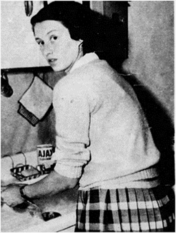 Мириам Бах, жена Вальтера Арндта (фото 1949 года)