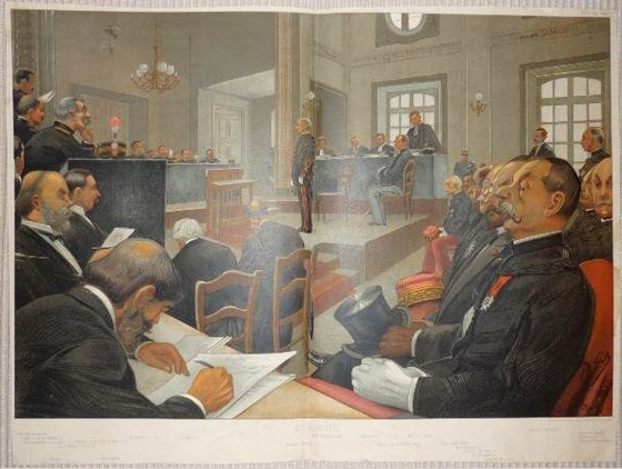 Военный трибунал в Ренне, 1899