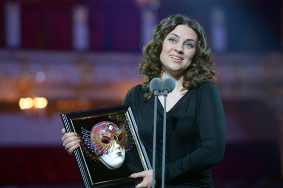 Певица Венера Гимадиева, получившая награду в номинации «Опера/женская роль»
