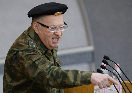 Владимир Жириновский на пленарном заседании Госдумы РФ
