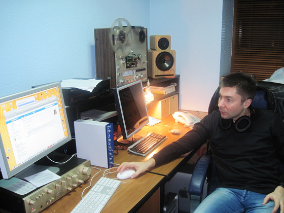Евгений Гапеев в студии