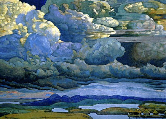 Николай Рёрих. «Небесный бой». 1912