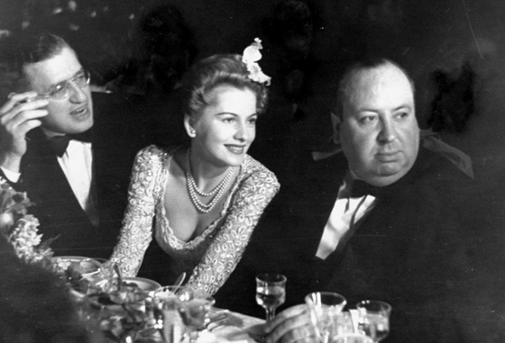 Дэвид Селзник и Альфред Хичкок на церемонии вручения «Оскара», 1941