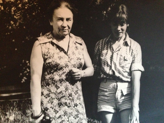 Н. И. Столярова и Вера Лашкова. Начало 1970-х