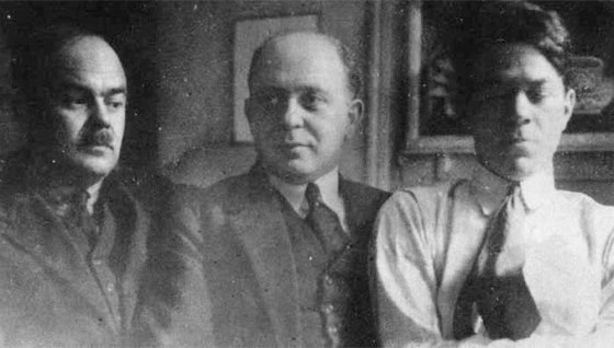 Виктор Барт, Сергей Ромов, Константин Терешкович. Начало группы «Через». 1923 