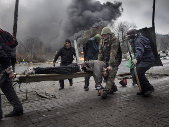 «Final fight for Maidan», Jérôme Sessini, Spot News, 2nd prize stories