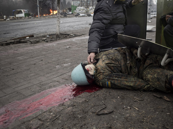 «Final fight for Maidan»,  Jérôme Sessini, Spot News, 2nd prize stories