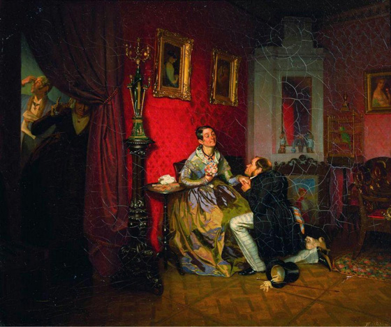 Павел Федотов. Разборчивая невеста. 1847