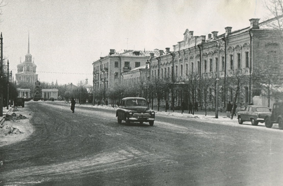 Здание средней школы в Рязани, где преподавал А.И.Солженицын