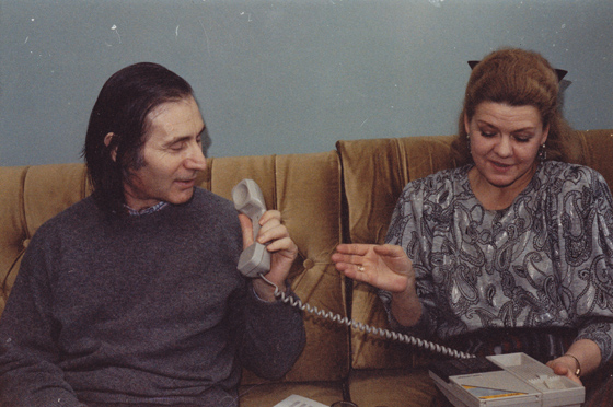 Ирина и Альфред Шнитке, Москва, 1984