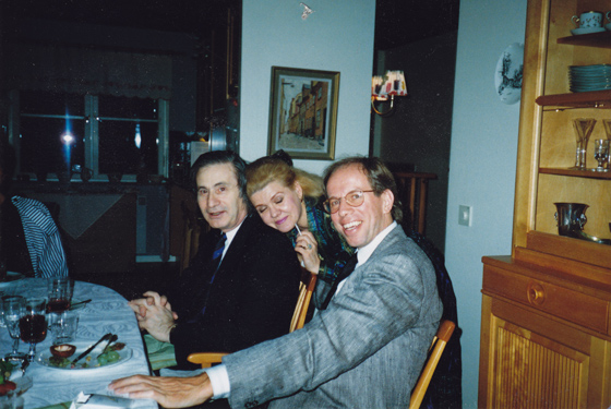 Альфред Шнитке, Ирина Шнитке, Гидон Кремер, Стокгольм, 1989