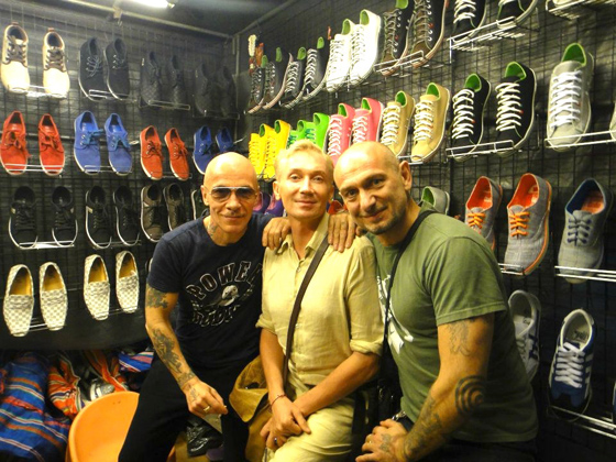 С Пьером и Жилем в Бангкоке. 2012