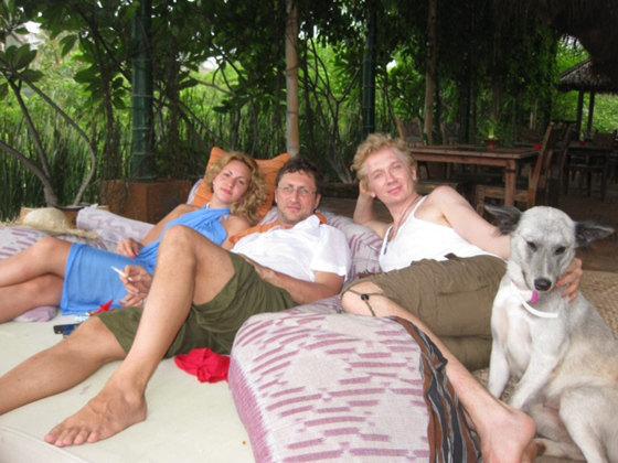 С Таисией и Владимиром Фроловыми на Бали