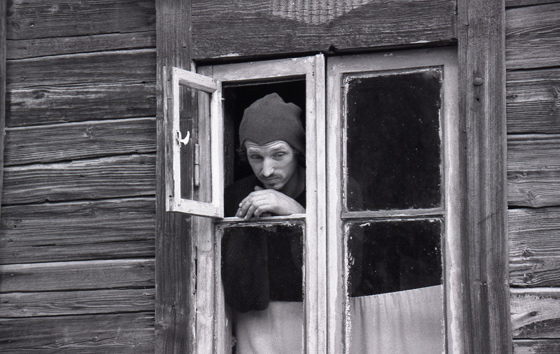 Александр Петлюра на его даче, Таруса, 1995