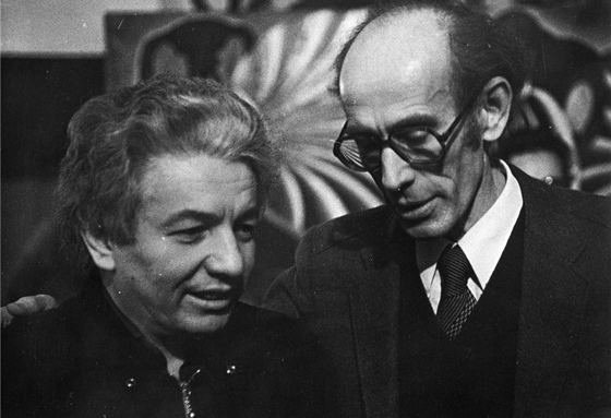 Владимир Войнович и художник Борис Биргер. 1980
