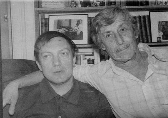Анатолий Гладилин и Виктор Некрасов. Париж, август 1976