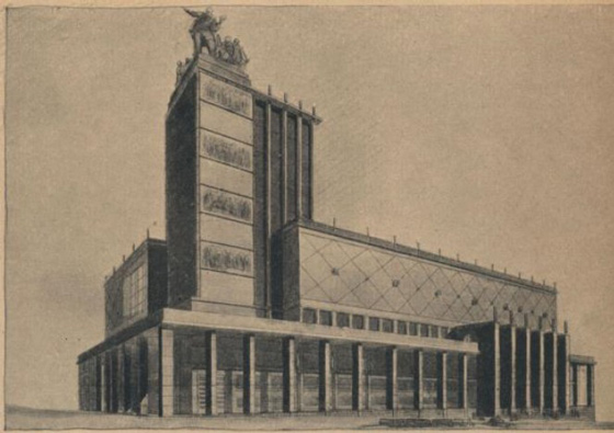 Проект А.В. Щусева, 1934 г.
