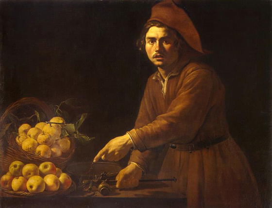 Бартоломео Манфреди «Продавец фруктов»