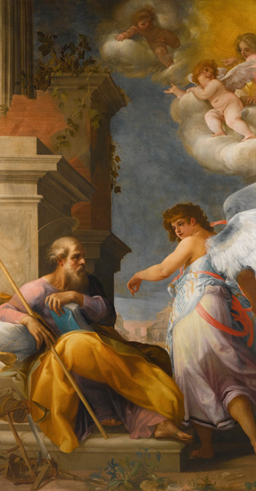 Валантен де Булонь «Явление ангела святому Иосифу»