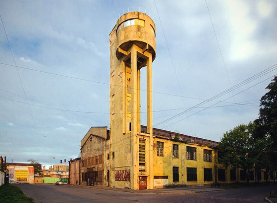 Канатный цех и водонапорная  башня завода «Красный гвоздильщик», Санкт-Петербург